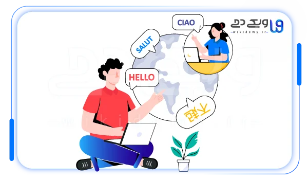 انتخاب ترکیب زبان های سایت