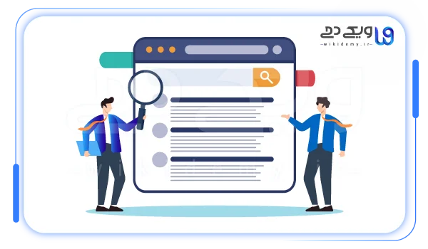 بخش های مختلف صفحه ی نتایج گوگل